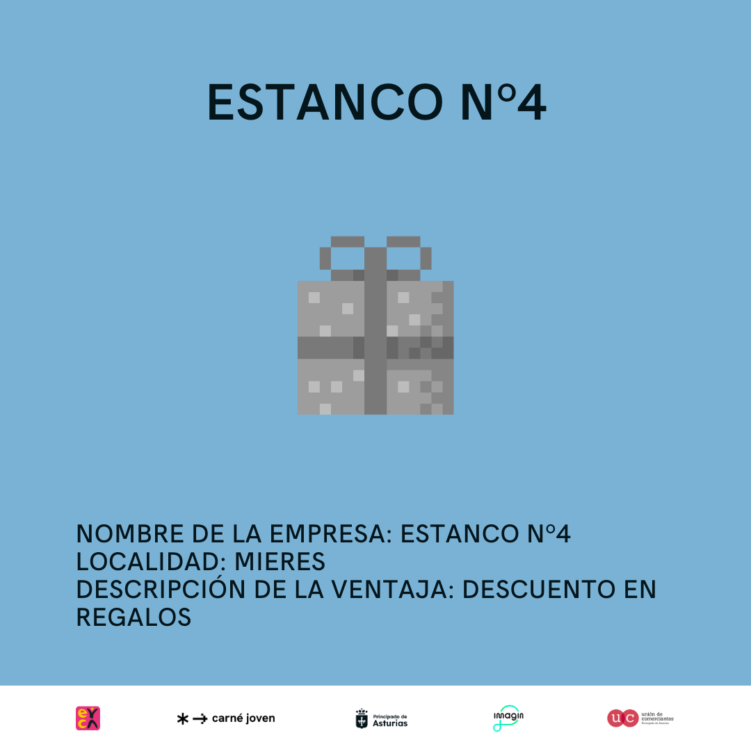 Descuento en regalos